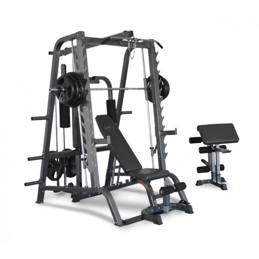 bodyworx-deluxe-linear-smith-combo-with-bench-stand