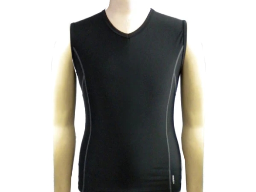sfida-comp-vneck-top-mens-black-xs