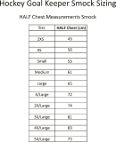 Sizing Chart